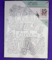 MCS Time-Out Color-In™ Frame Coloring Page ENJOY THE LITTLE THINGS 10”x 13” SALE