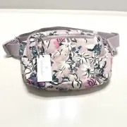 Vera Bradley Featherweight Belt Bag Fresh Cut Floral Lavender NWT Stoller Waist