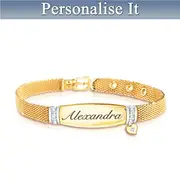 Love For My Daughter Personalised Diamond Bracelet