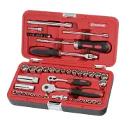 Sidchrome SCMT10351 - Socket Set - 56 Piece 1/4 & 3/8" Drive