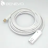 在飛比找PChome24h購物優惠-BENEVO 6M 單埠 USB 2.0 主動式訊號增益延長