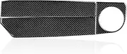 ATATNK Carbon Fiber Car Center Consoles Instrument Panel Sticker Decal Cover Compatible for Mustang 2009-2014 Interior Trim Accessories(Black)