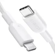 Anker USB C to Lightning Cable, 321 (6ft,White), MFi Certified