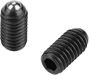 10pcs M6 Carbon Steel Ball Spring Plungers Set, Sturdy and Sturdy, Pressure and Positioning, Easy to Install, for Mechanical Devices, Clamps, Molds, with Automatic Machines