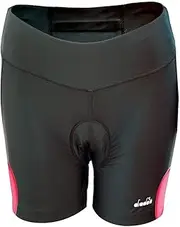 Diadora Black/Pink Womens Modena 5 In Bike Short