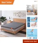 5cm Gel Infused High-Density Memory Foam Topper with Removable Cover—King Single
