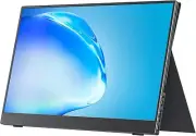 USB-C Portable Monitor - 15.6 Inch 1080P FHD HDR Zero Frame USB-C Computer Displ