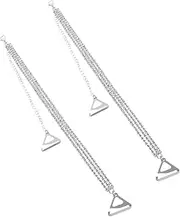 [COLLBATH] Glamorous Rhinestone Bra Straps Women's Bra Buckle Holders Non-slip 1 Pair
