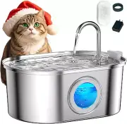 Cat Water Fountain - 3.2L Cat Fountain Pet Water Fountain Automatic Water Bowl w