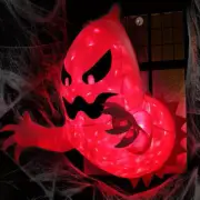 Halloween LED Light Inflatables Blow Up Ghost Ghost Coming Out from Window