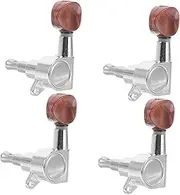 Vaguelly Bass Guitar Knobs Guitar Tuning Pegs Locking Mechanism Metal Tuning Keys Set