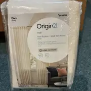 Origin 21 84-in Ivory Light Filtering Back Tab Single Curtain Panel