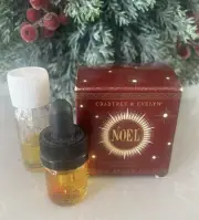 Crabtree & Evelyn NOEL Home Fragrance Oil .9mL/.3 fl oz & Partial Bottle~Retired