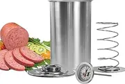 FantasyDay Ham Maker,Stainless Steel Meat Press for Making Healthy Homemade Deli Meat,Kitchen Bacon Meat Pressure Cookers Boiler Pot Pan Stove(17 * 11cm)