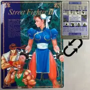 1992 Bandai Street Fighter 2 Chun Li Ryu Guile Shitajiki Pencil Board Japan