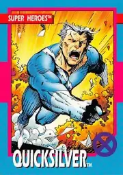 QUICKSILVER / X-Men Series 1 (Impel 1992) BASE Trading Card #35