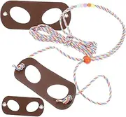 BESPORTBLE 1 Set Reptile Leash Kit for Bearded Dragons and Lizards Lightweight PU Material Harness Comfortable Chest and Back Design for Outdoor Walking and Crawling