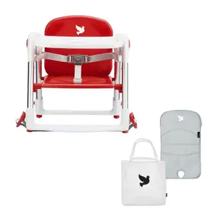 Apramo Flippa classic 旅行餐椅(可攜式兩用兒童餐椅) 送原廠坐墊+收納袋/ 紅色