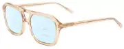SITO SHADES THE VOID Aviator Multi-Focus Blue Light Glasses Yellow Crystal 56 mm