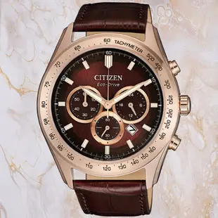 CITIZEN星辰 Chronograph系列 光動能紳士計時腕錶 43mm/CA4452-17X