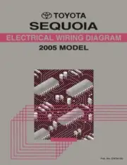 2005 Toyota Sequoia Wiring Diagrams Schematics Layout Factory OEM