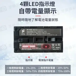 [享樂攝影]【雷利得 F970鋰電池】6600mAh TYPE-C直充 電量顯示 支持5V/2A充電 USB充電 LED補光燈/環形燈/攝影燈