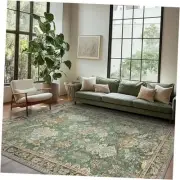 8x10 Area Rugs for Living Room, Machine Washable Rug Lightweight Low Pile,