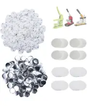 500 Sets 32mm(1.25 inch) Blank Pin Back Button Parts for Button Maker Machine...