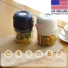 Electric Mini Garlic Chopper Meat Grinder Nut Fruit Vegetable Food Crusher 250ML