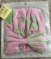 Refreshments Snazzy Shower Cap w/ Bow BUNNY SLIPPERS One size NEW SEALED