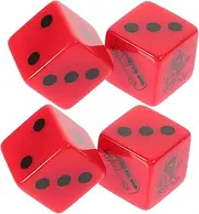 FELTECHELECTR Board Game Dice of Playing Dice for Tabletop Games for Family Gatherings Parties Polished Corners Safe Material for Chess