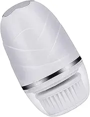 Facial Cleansing Brush - Vibrating Face Brush with 3 Brush Heads, Waterproof, Smart Timer, Wireless Charging for Face Cleaning, Exfoliating and Massaging(Gray)