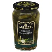 Maille Pickles Cornichons French Style Gherkins, 14.0 Oz