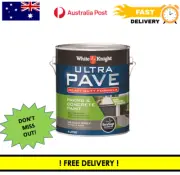 White Knight 4L Medium Grey Ultra Pave Heavy Duty Concrete And Paving Paint AU