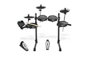 7pc Alesis Turbo Mesh Electronic Drum Percussion Kit w Mesh Heads Kick Pedal