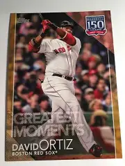 2019 Topps 150 Years Greatest Moments Jumbo 5x7 David Ortiz Red Sox 20 02/10