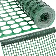 Temporary Deer Fence 4X100' Green Plastic Roll, 10.55 Lb