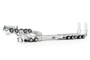 Drake ZT09338 Drake 4x8 Swingwing Trailer and 2x8 Dolly White Heavy Haulage 1:50
