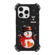 iPhone 16 Pro Bounce Case MagSafe Compatible Snowman