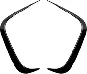 Car Front Bumper Spoiler for BMW 2 Series for M2 for F87 2016 2017 2018 2019 2020 2021 Car Rear Bumper Splitter Side Spoiler Air Vent Wind Knife Body Kits(Glossy Black)