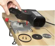 Mini Miter Cut-Off Chop Saw for Hobby Miniature Model Making, Arrow Shafts, Zinc