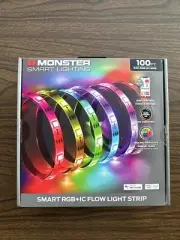 Smart Lighting 100 Foot Smart RGB+IC Flow LED Light Strip, Sound Reactive Razer