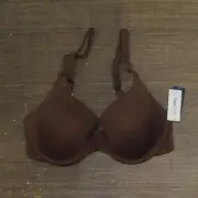 Gap Body Womens Everyday Essentials T-Shirt Bra GPW00351 Warm Dark Brown 32D
