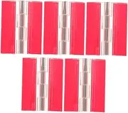 Holibanna 5pcs Self-Adhesive Acrylic Hinges Heavy Duty Transparent Piano Hinges for Box Lids and Compact for Cabinets Furniture Projects
