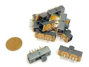 10 Pieces Slide switch SS-23F02G5 2P3T 8pin on/off/on E5