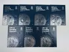 Whitman Coin Albums Liberty Walking Half Dollars Standing Quarters (7)