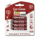 在飛比找遠傳friDay購物精選優惠-日本湯淺GSYUASA 大容量低自放電 4號 4入充電電池 