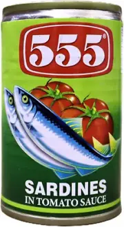 555 Sardines Tomato Sauce 155 G