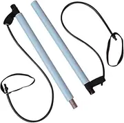 rockible 2 Sections Pilates Bar Resistance Band Bar Stretched Fusion Toning Bar for Bodybuilding