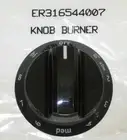# 2581852-1 For Frigidaire Cooktop Range Burner Knob Electrolux